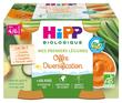 HiPP My First Vegetables Diversification from 4/6 Months Organic 4 Pots - Flavour: Carrots, Butternut, Zucchini, Green beans