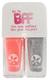 Suncoatgirl BFF Nail Polishes Duo 2 x 5ml - Colour: Beauties Coral + Silver