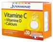 Juvamine Vitamin C Vitamin D Calcium 30 Effervescent Tablets