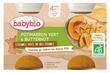 Babybio Green Pumpkin &amp; Butternut Organic 2 Jars of 130g