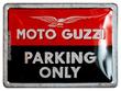 MOTO GUZZI METAL SIGN DIMENSIONS: 15X20CM