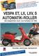 Руководство по обслуживанию и ремонту скутеров VESPA ET,LX от 1996 года, 132 страницы
