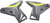 Боковые обтекатели радиатора BODYSTYLE , цвет серый, MT-07 16- (NIGHT FLUO) 
