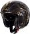 Premier Vintage Carbon Chromed, jet helmet Color: Black/Gold Size: XS