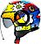 AGV Orbyt Spray, jet helmet Color: Red/Orange/Yellow/Blue/White Size: XS