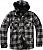 Brandit Lumberjack Winter, zip hoodie Color: Black/Light Grey Size: 3XL