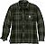 Carhartt Flannel-Plaid, blouse Color: Brown/Beige (Q39) Size: XS