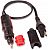 Tecmate OptiMate O-02, adapter cable Black/Red