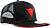 Dainese #C01 9Forty Trucker Snapback, cap Color: Black/Red Size: One Size