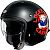 Shoei J.O Lucky Cat Garage, jet helmet Color: Black/Grey/Red Size: XS