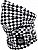 John Doe Mini Flag, multifunctional headwear Color: Black/White Size: One Size