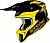 Just1 J18 Rockstar, cross helmet Color: Black/Yellow Size: XS