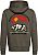 King Kerosin Motor Gear - Motor State California, zip hoodie Color: Brown Size: M