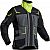 Lindstrands Myrvik, textile jacket waterproof Color: Grey/Black/Neon-Yellow Size: 46