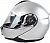 Marushin M310 flip-up helmet, 2nd choice item Color: Silver Size: M