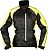 Modeka Viola Dry, rain jacket waterproof women Color: Black/Neon-Yellow Size: 36