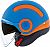 Nexx SX.10 Fun Collection, jet helmet Color: Matt-Blue/Orange Size: XS