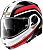 Nolan N100-5 Plus N-Com 50th Anniversary, flip-up helmet Color: Black/White/Red Size: XXS