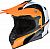 Rocc 712, cross helmet Color: Black/White/Neon-Orange Size: XS