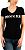 Rokker Lady, t-shirt women Color: Black/Black Size: XS