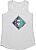 Moose Racing Insignia, tanktop women Color: White/Purple/Turquoise Size: S