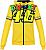 VR46 Racing Apparel Classic Stripes, zip hoodie Color: Yellow Size: XS