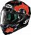 X-Lite X-803 Ultra Carbon C. Checa Replica, integral helmet Color: Black/Red Size: XXS