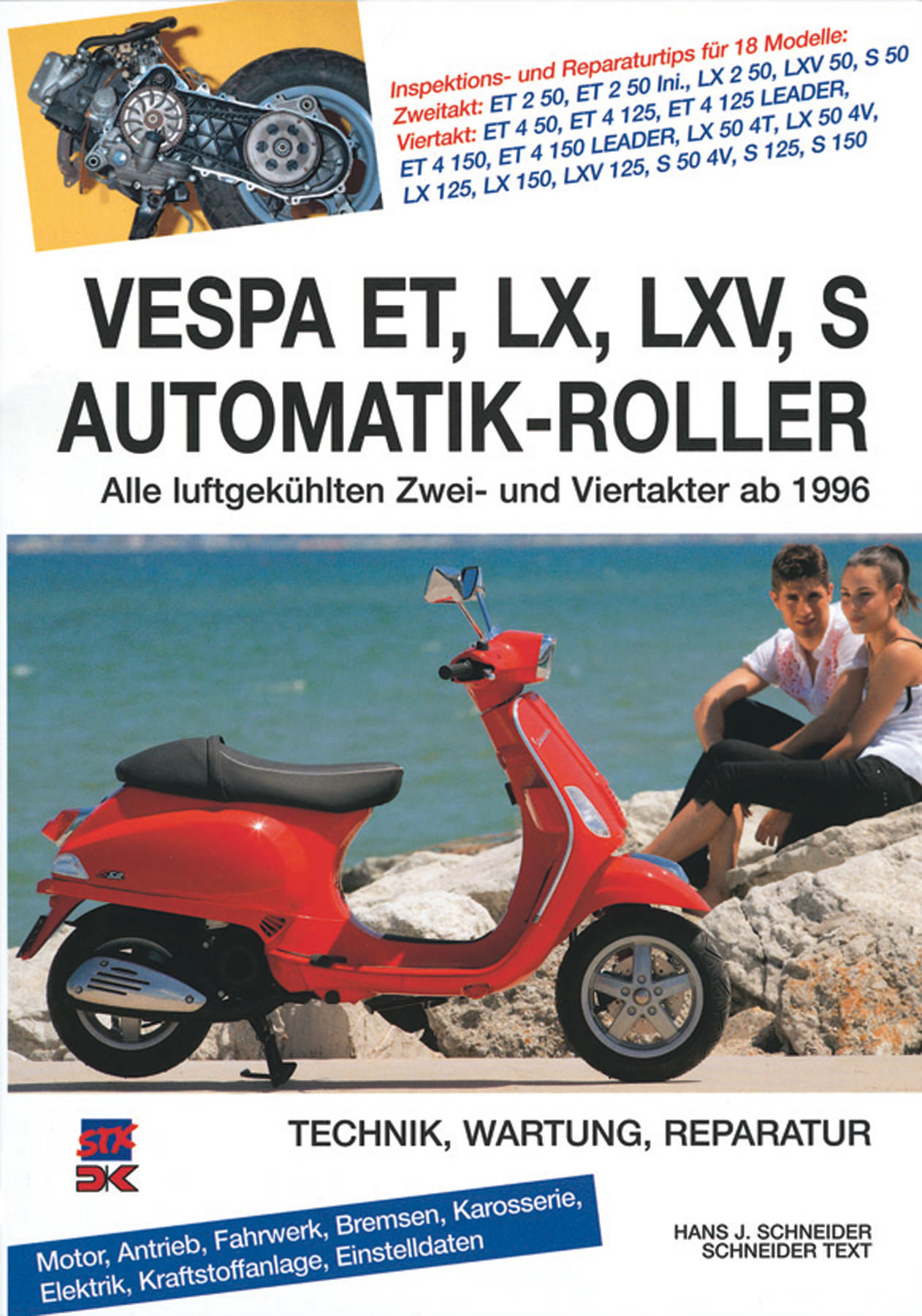 Обзор мотоцикла Vespa ET2 50 2001: технические характеристики и особенности